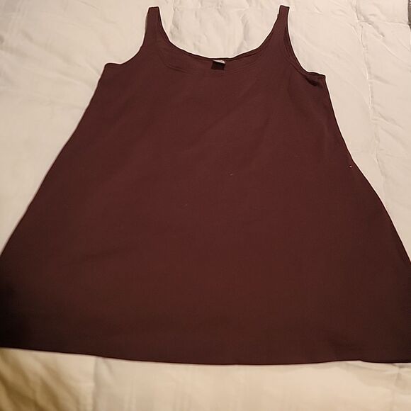 Two Lycra Tank Tops Beige/brown Sz Med - Picture 6 of 8